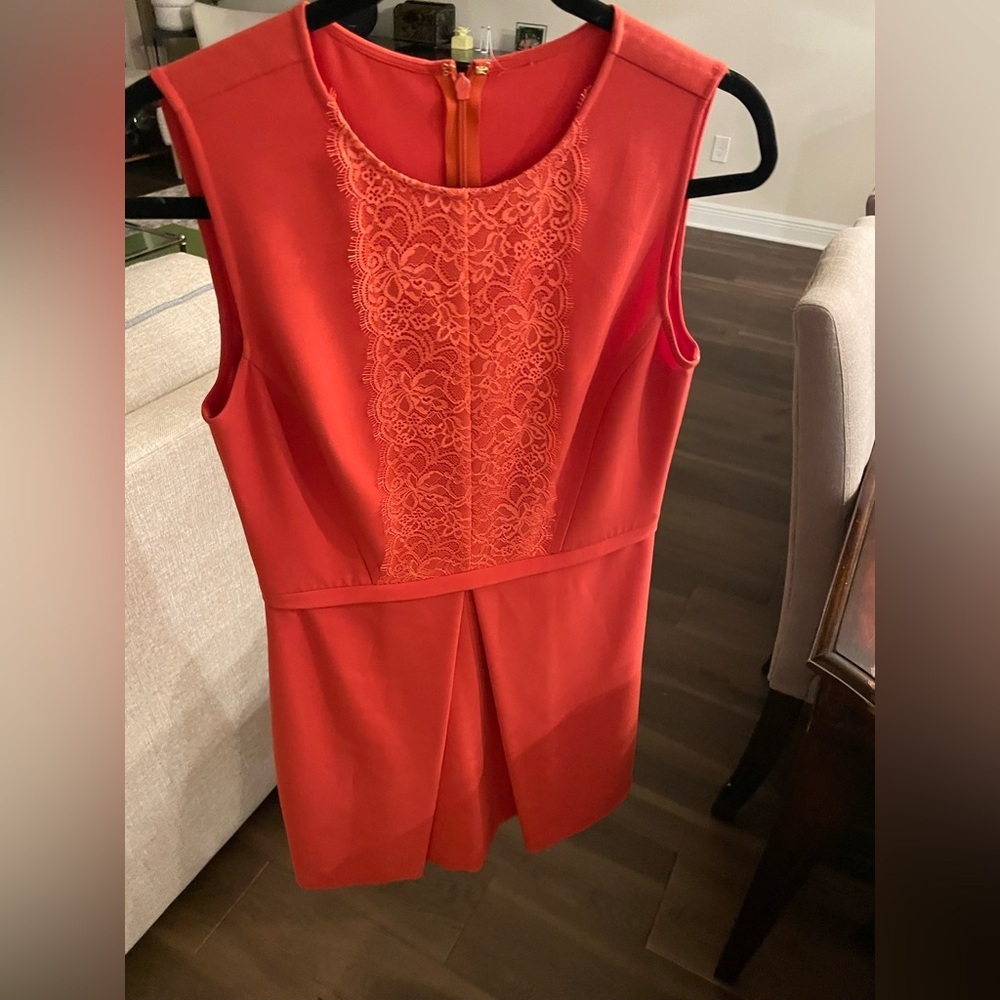 Cynthia Steffe Red Lace Dress